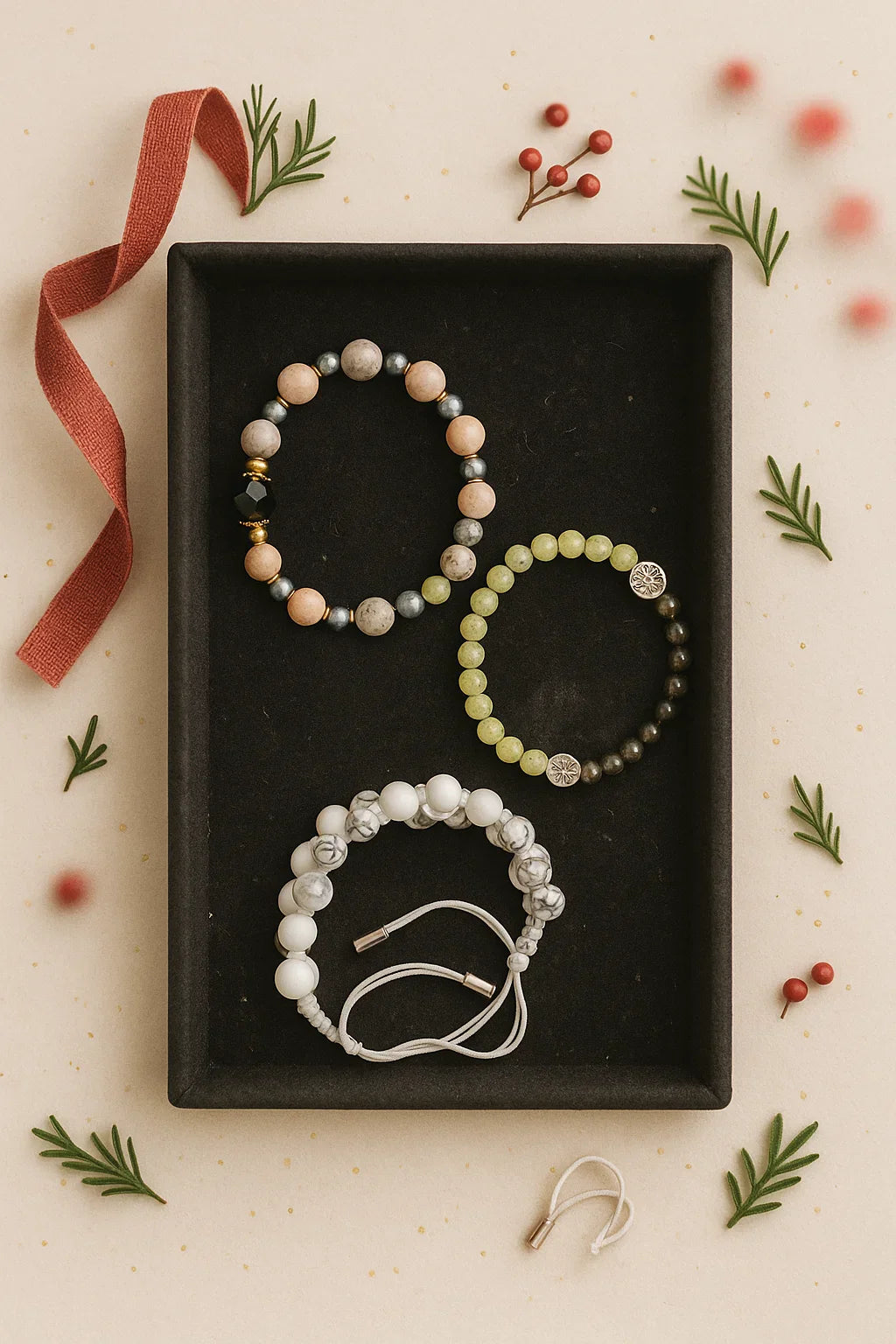 Bransoletki z kamieni naturalnych