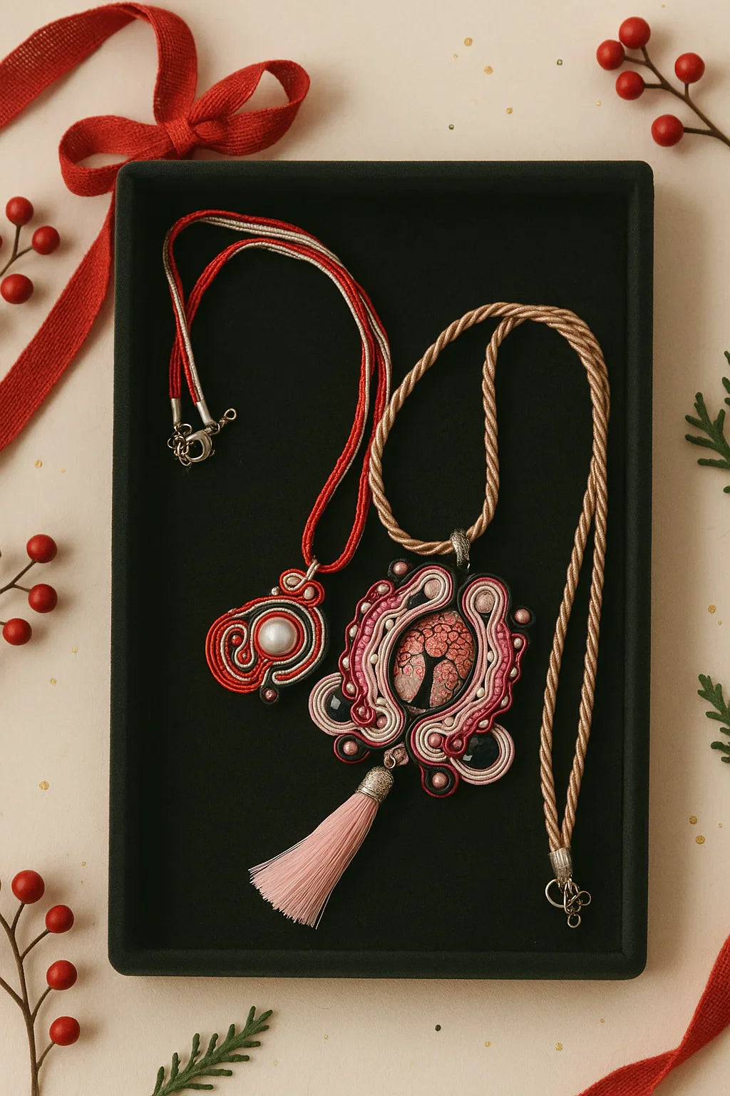 Naszyjniki sutasz handmade