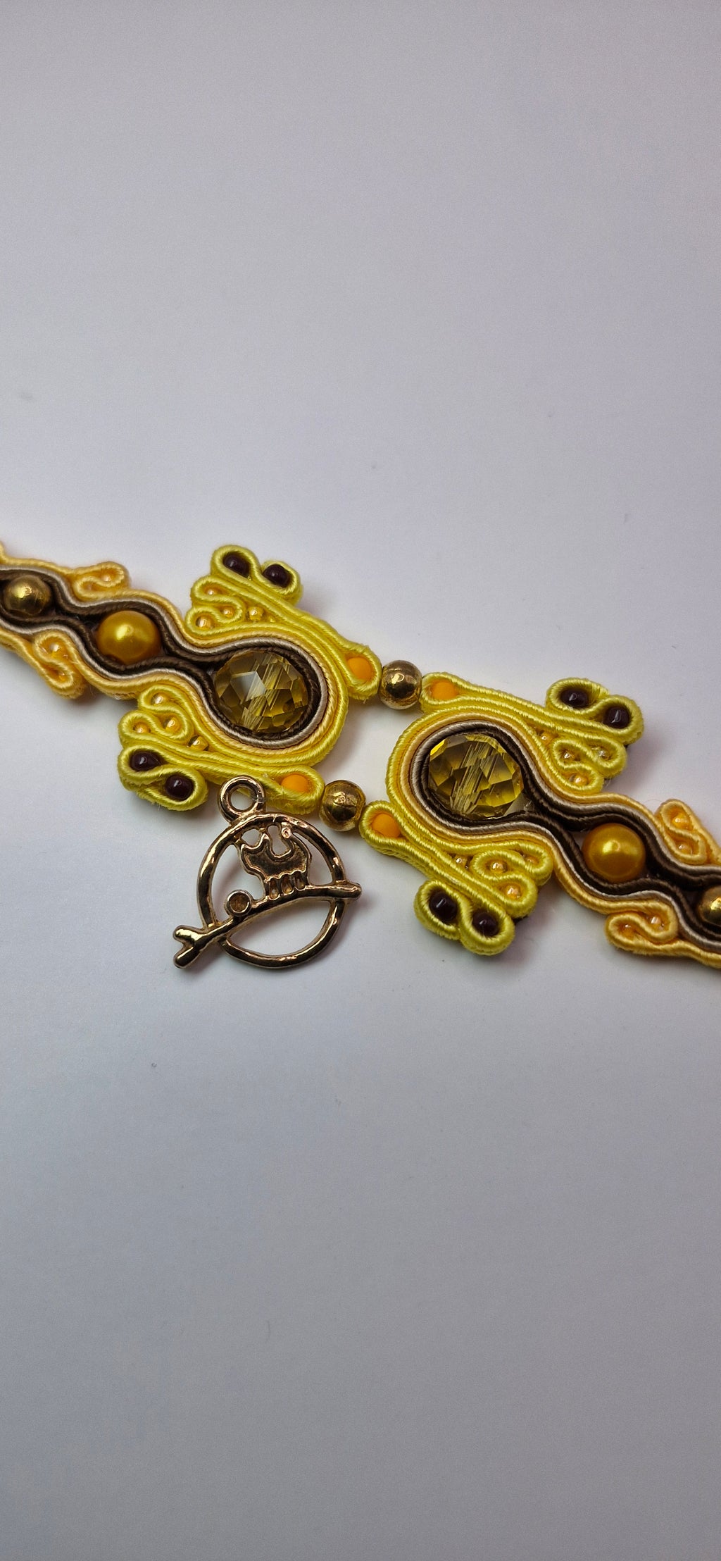 Bransoletka sutasz „Golden Honey” — cytrynowe kryształy