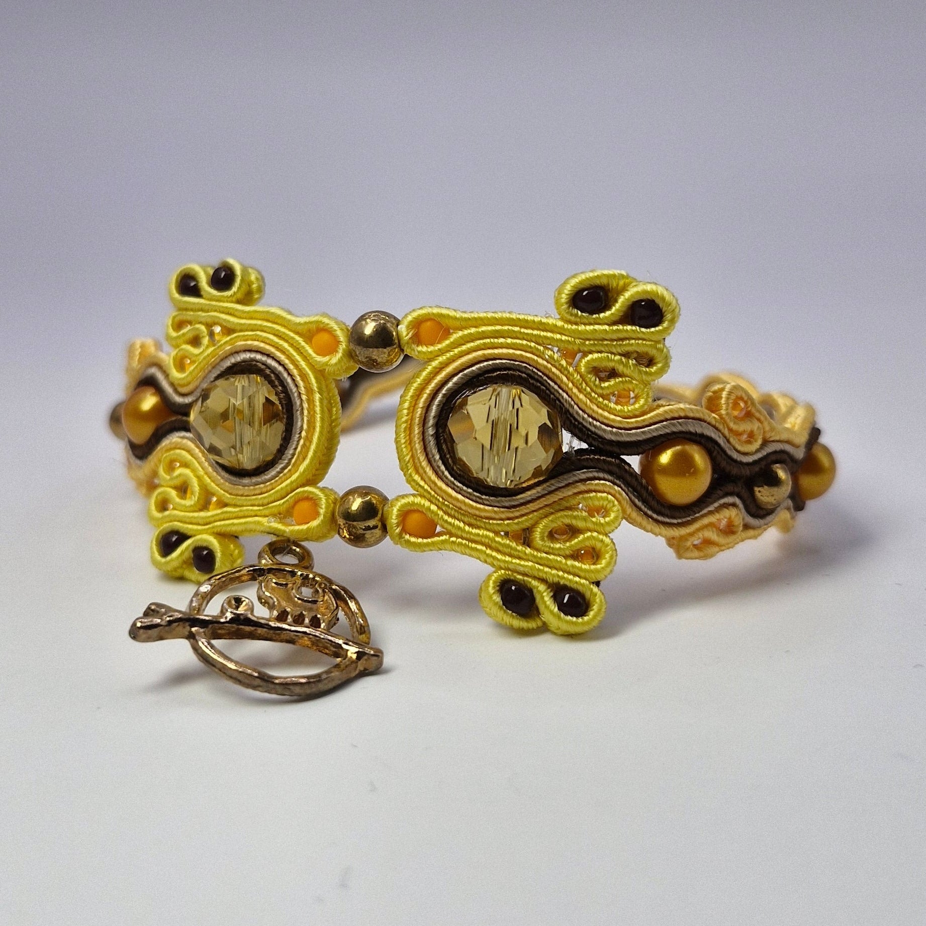 Bransoletka sutasz „Golden Honey” — cytrynowe kryształy