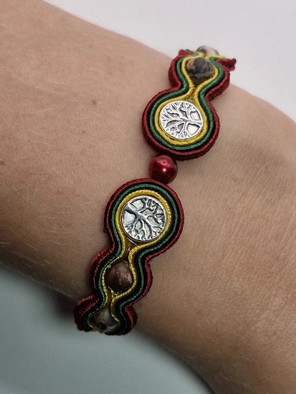 Bransoletka sutasz „Roots & Rhythm” — drzewko życia