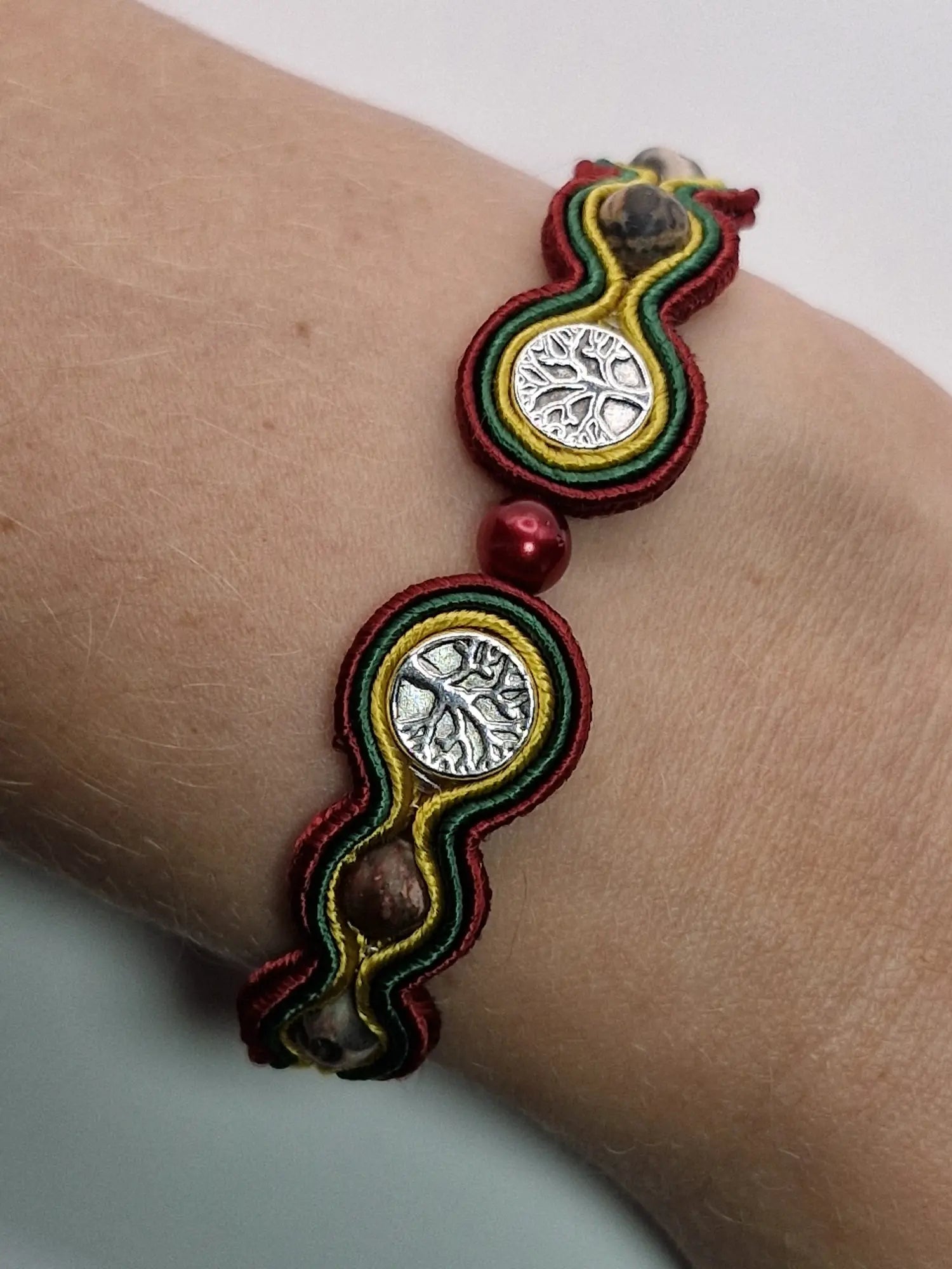 Bransoletka sutasz „Roots & Rhythm” — drzewko życia