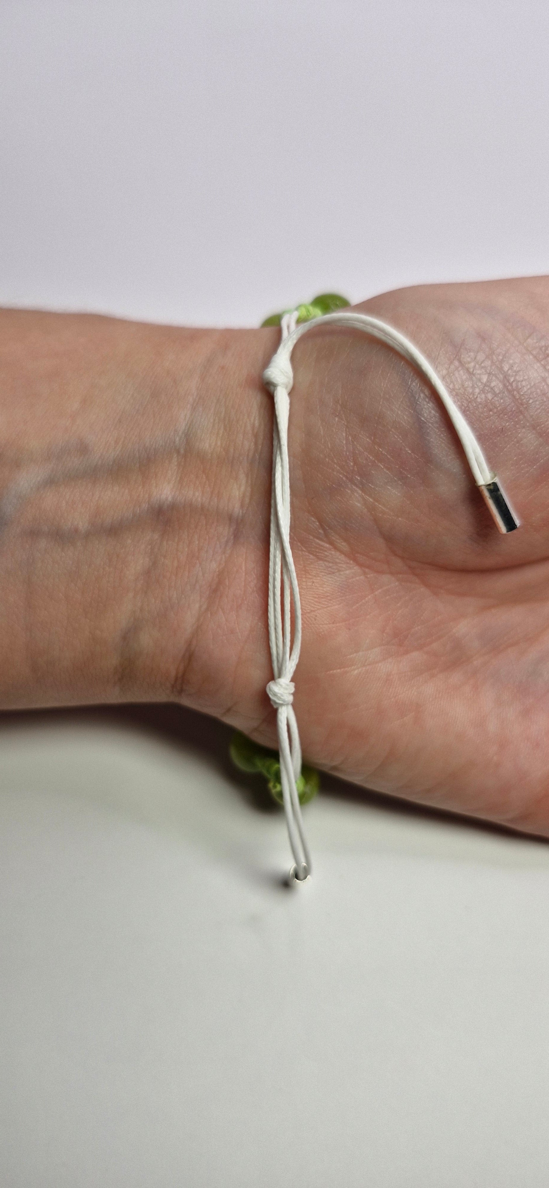 Podwójna zieleń — makrama „podwójny sznur”