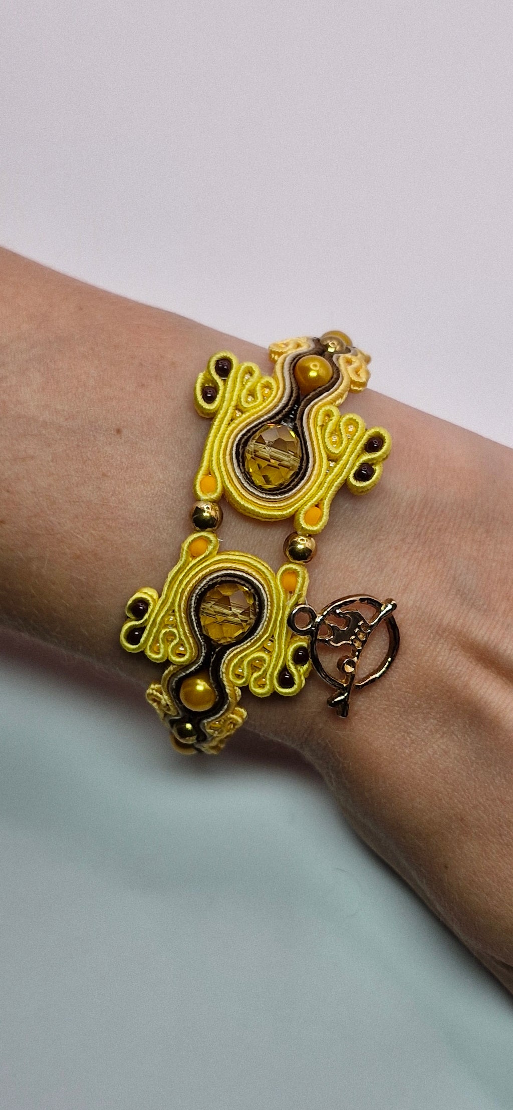 Bransoletka sutasz „Golden Honey” — cytrynowe kryształy