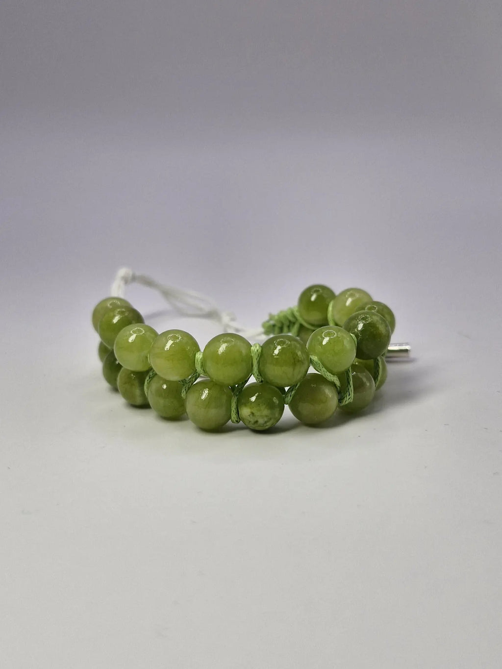 Podwójna zieleń — makrama „podwójny sznur”