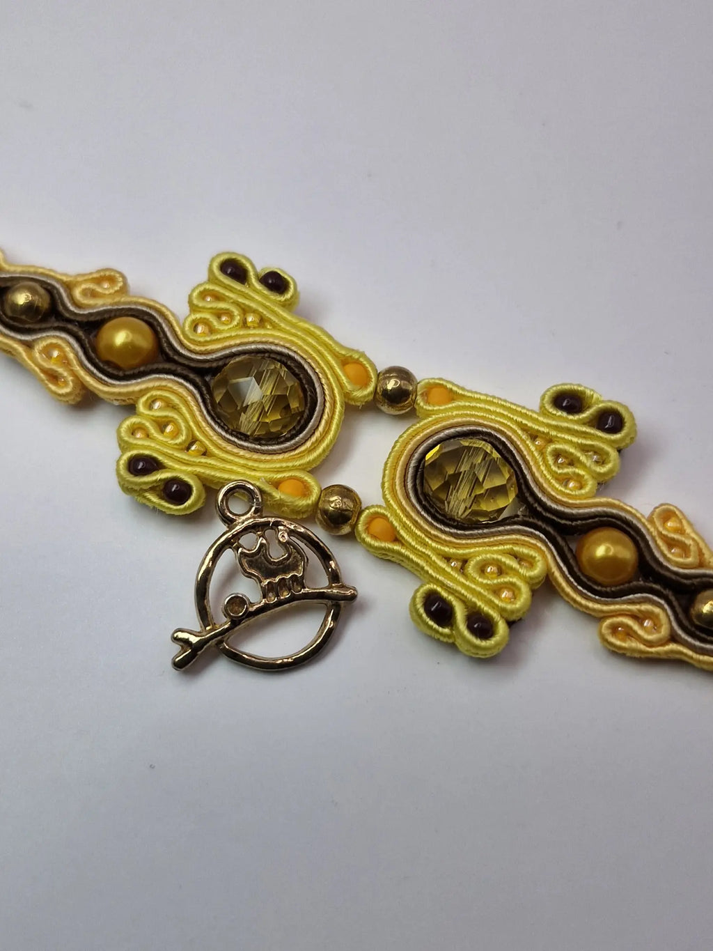 Bransoletka sutasz „Golden Honey” — cytrynowe kryształy