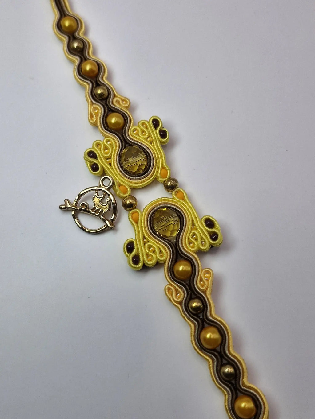 Bransoletka sutasz „Golden Honey” — cytrynowe kryształy