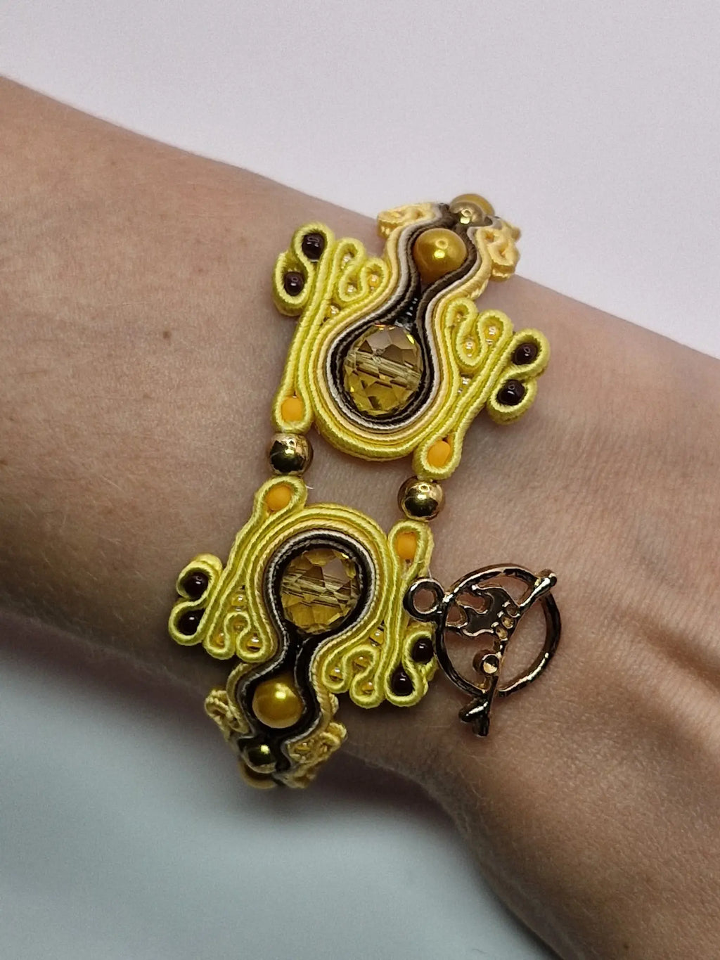 Bransoletka sutasz „Golden Honey” — cytrynowe kryształy