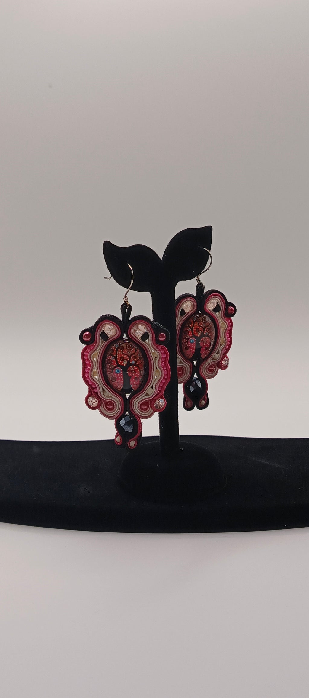 Komplet sutasz „Drzewo Życia” — naszyjnik z chwostem + kolczyki