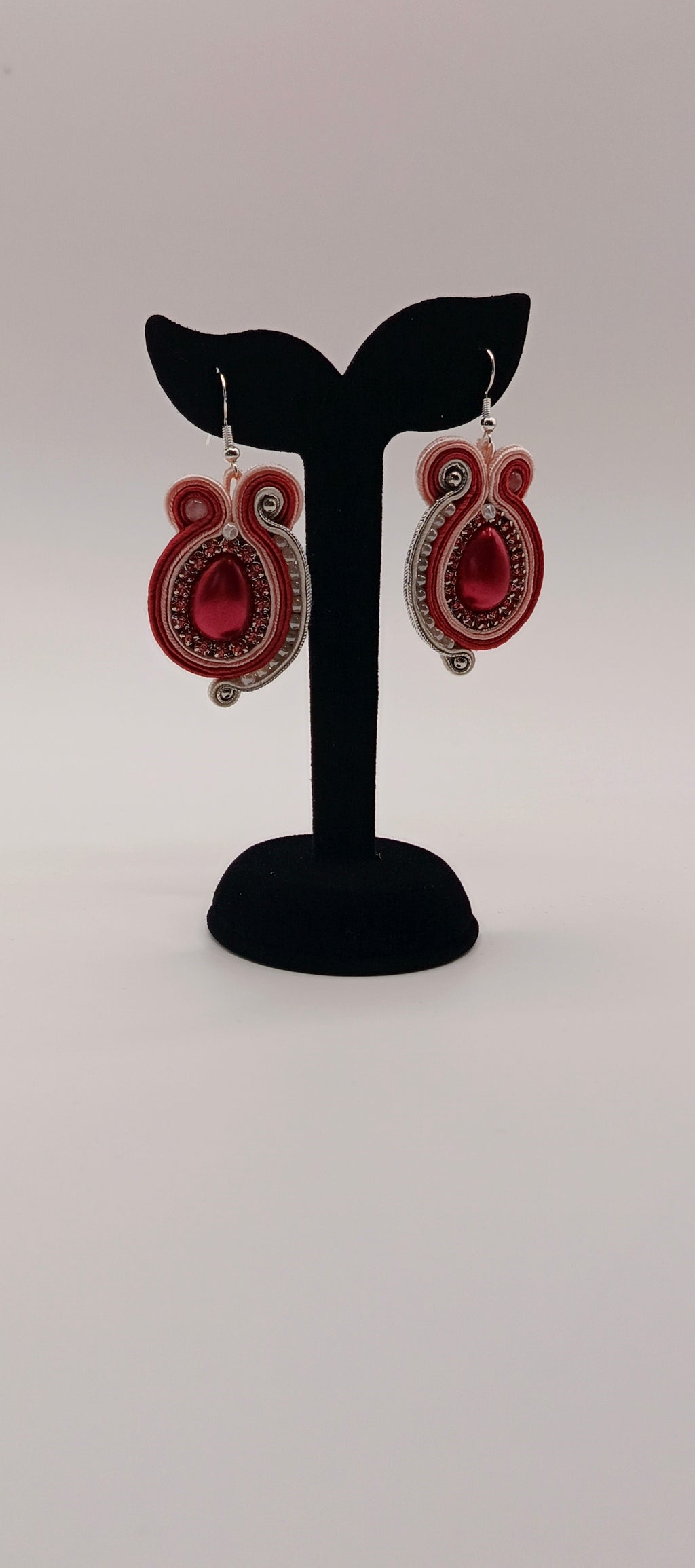 Kolczyki sutasz „Malinowa Kropla”