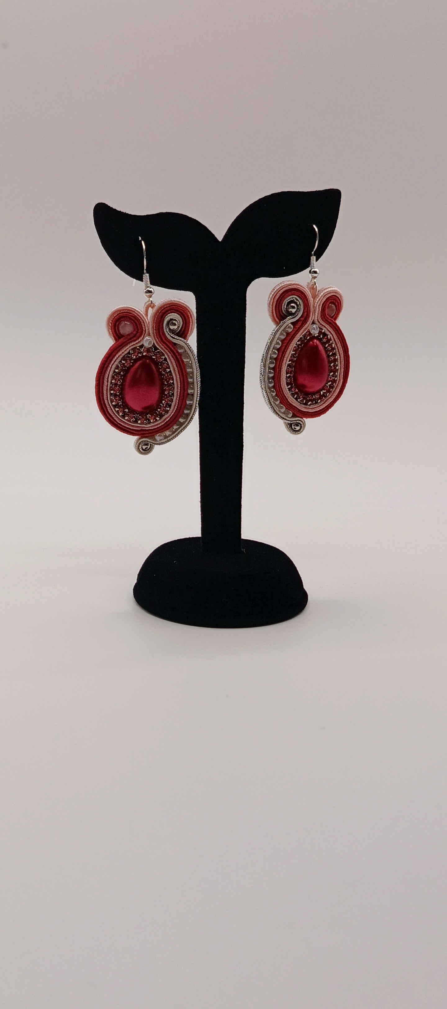 Kolczyki sutasz „Malinowa Kropla”