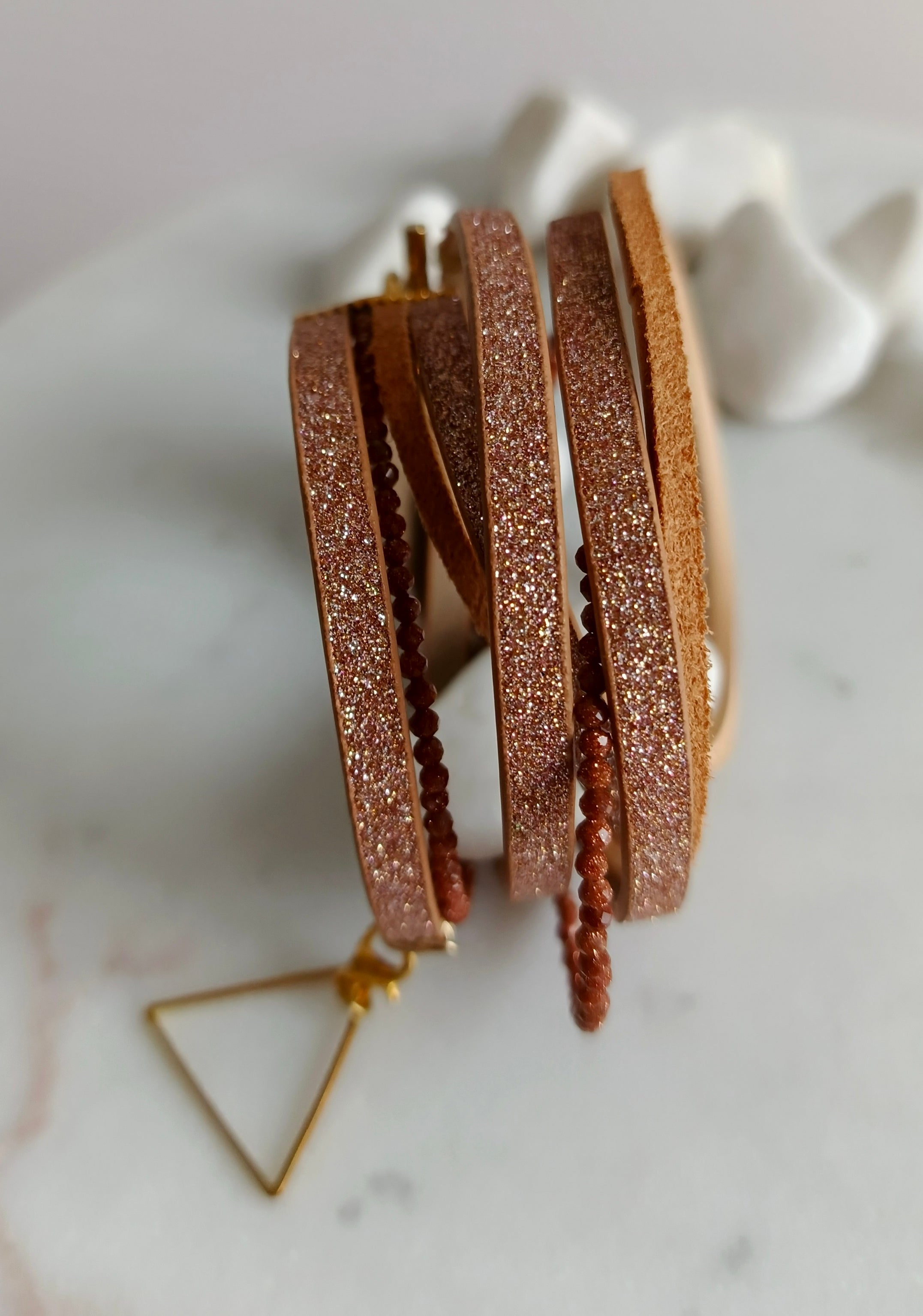 ✨ Bransoletka / Choker 2w1 z doczepianymi zawieszkami ✨
