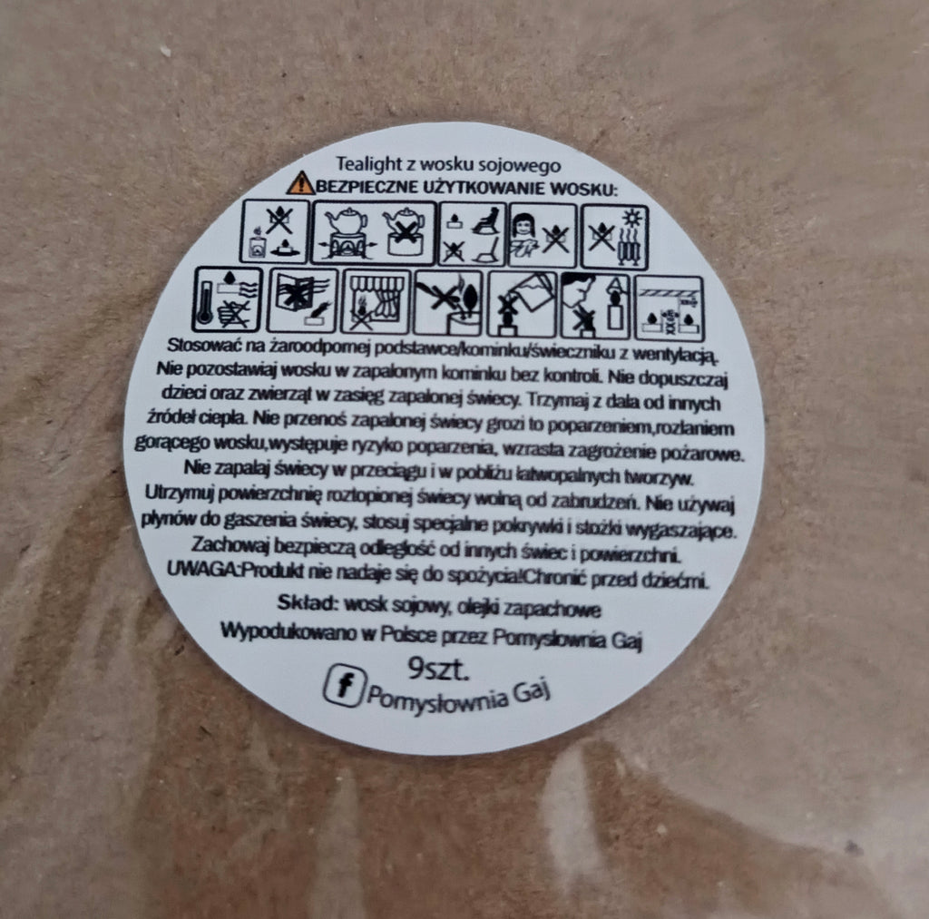 Białe świeczki Tealight – elegancki zestaw dekoracyjny-tealighty sojowe 6 szt