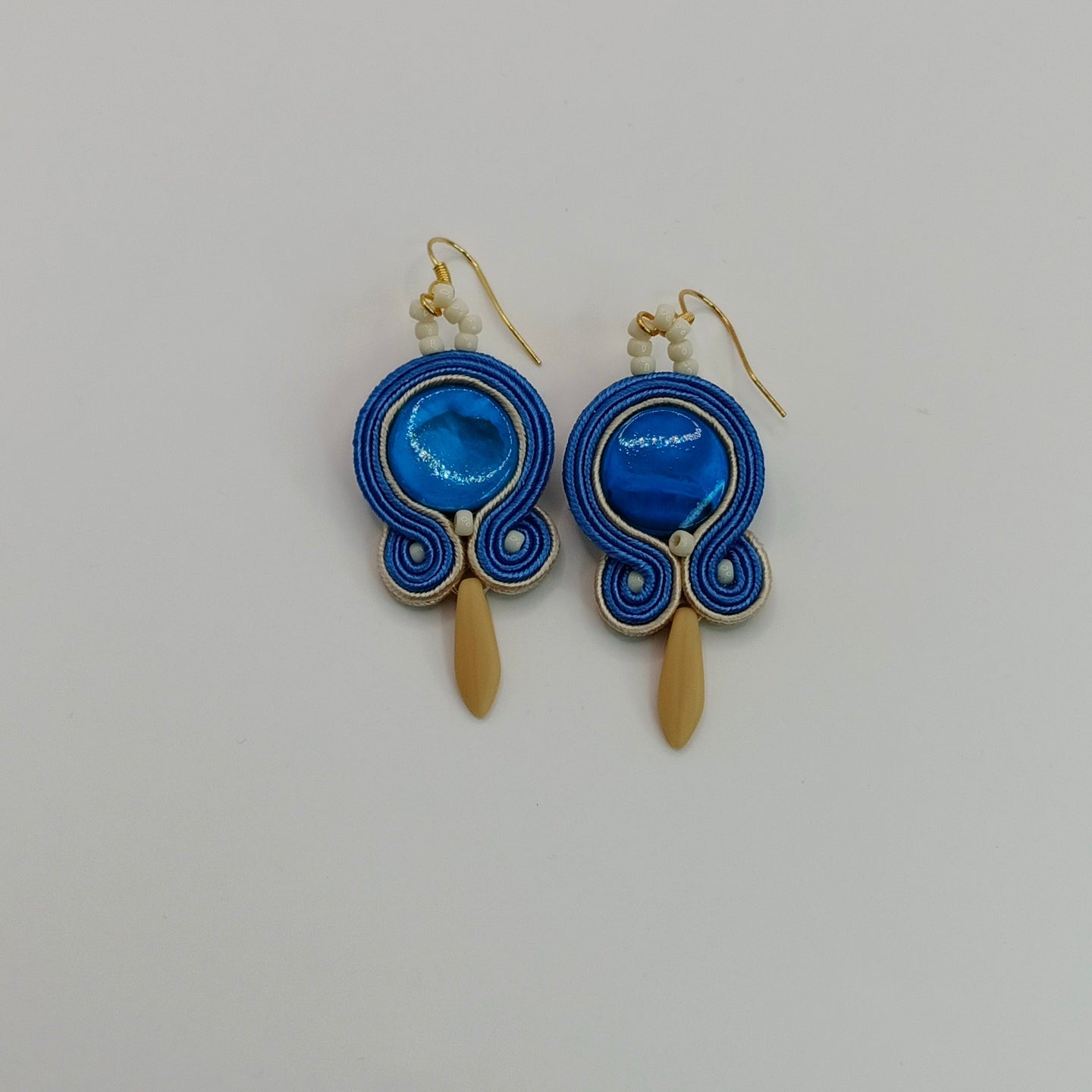 Kolczyki sutasz „Lazurowa Kropla”