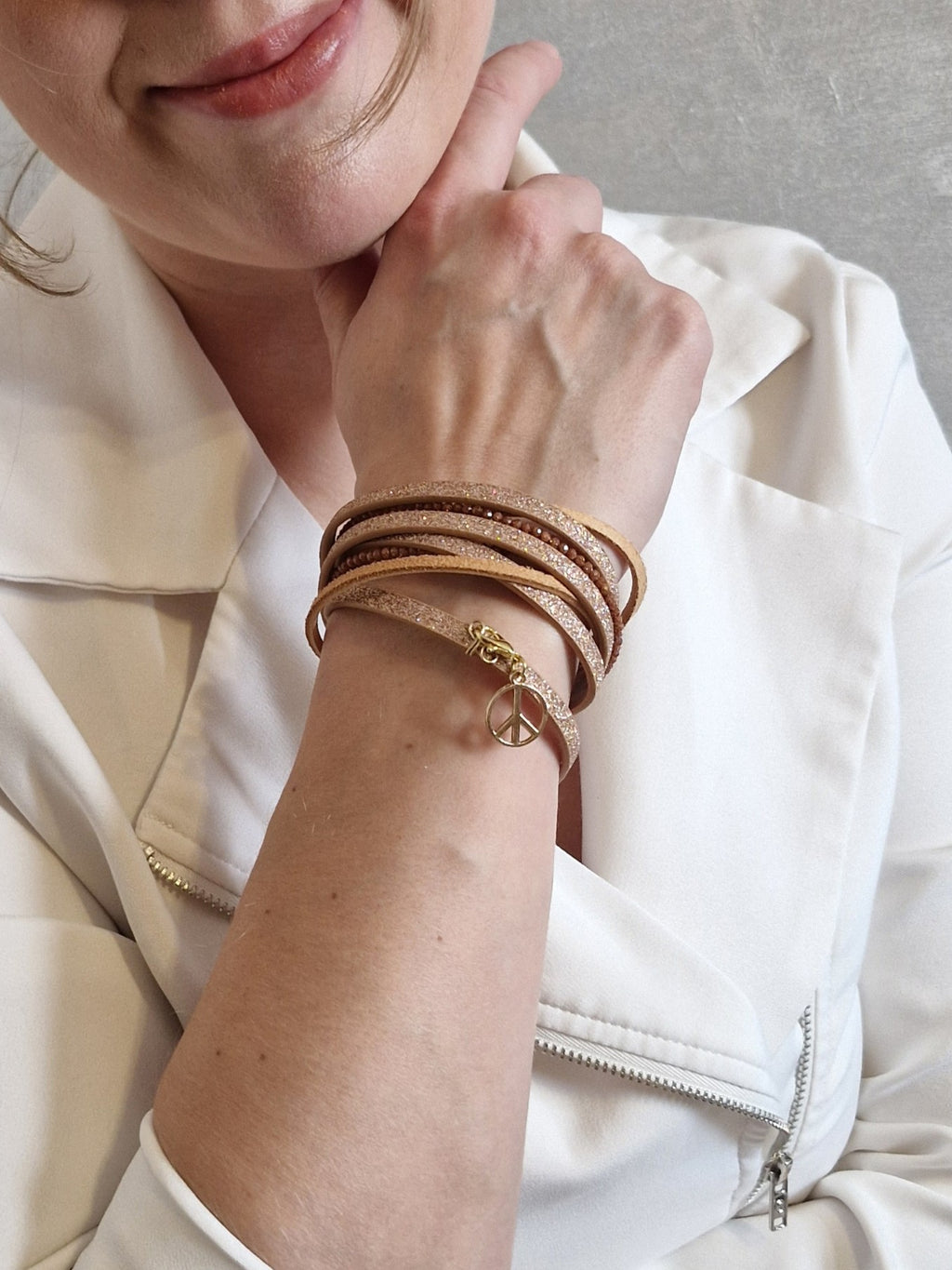 ✨ Bransoletka / Choker 2w1 z doczepianymi zawieszkami ✨