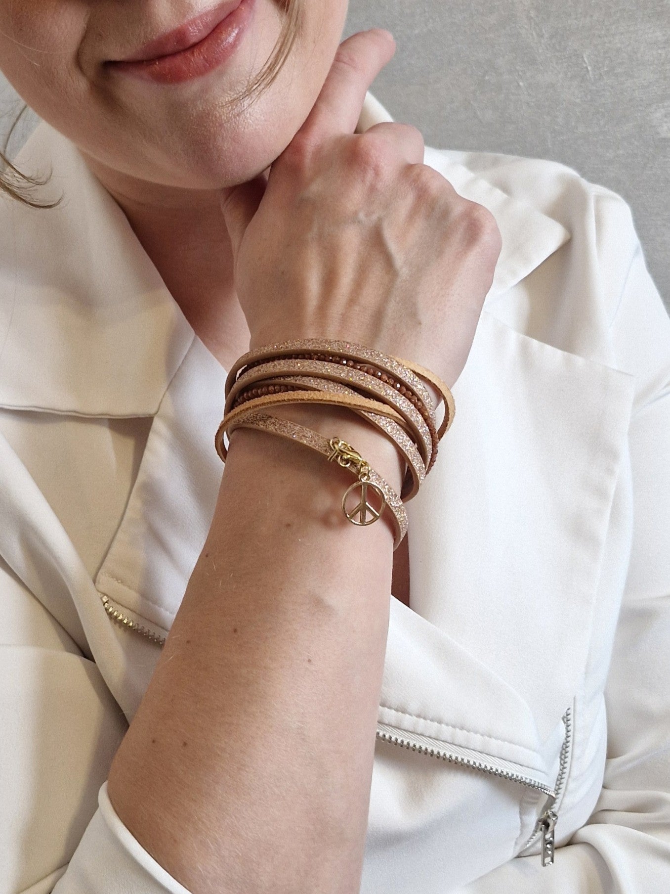 ✨ Bransoletka / Choker 2w1 z doczepianymi zawieszkami ✨