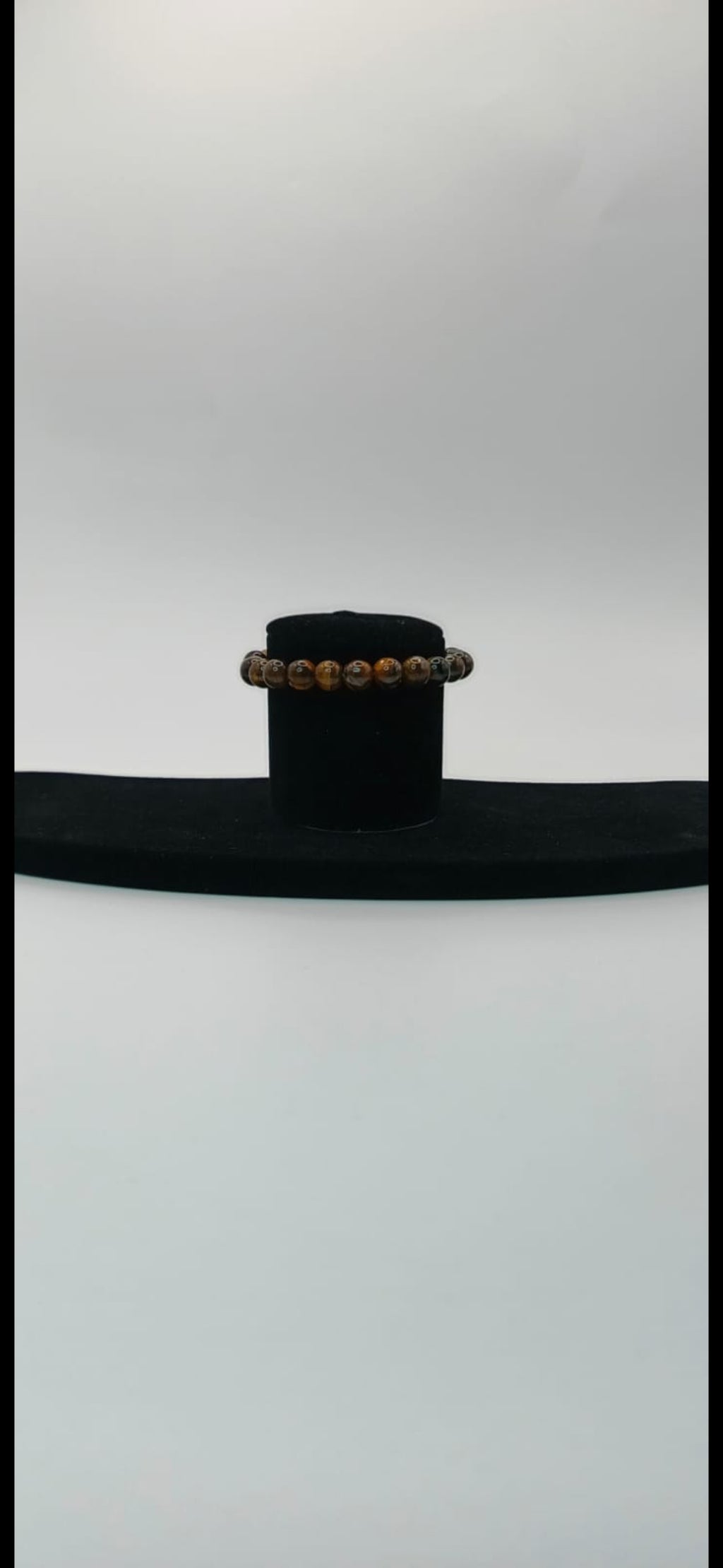 Bransoletka z kamieni naturalnych "Lwie oko" (8 mm) – unisex