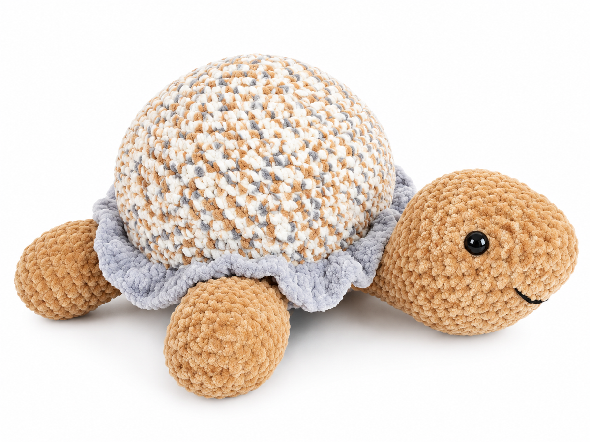 Ręcznie wykonana maskotka-Duży żółw 🐢