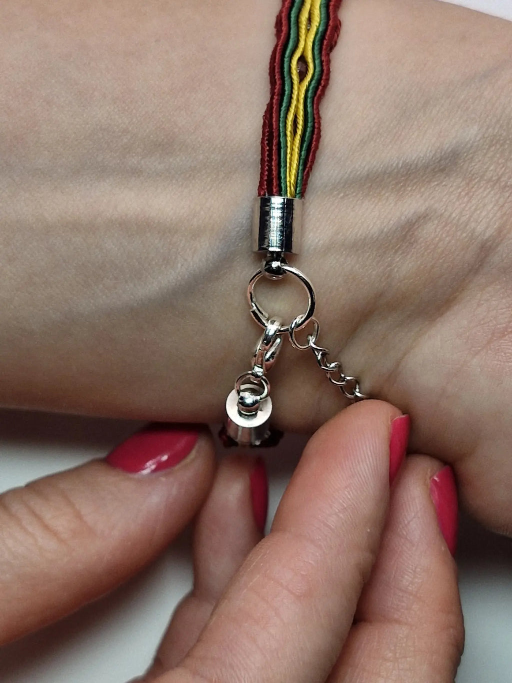 Komplet sutaszowy „Drzewo Życia” — bransoletka i kolczyki